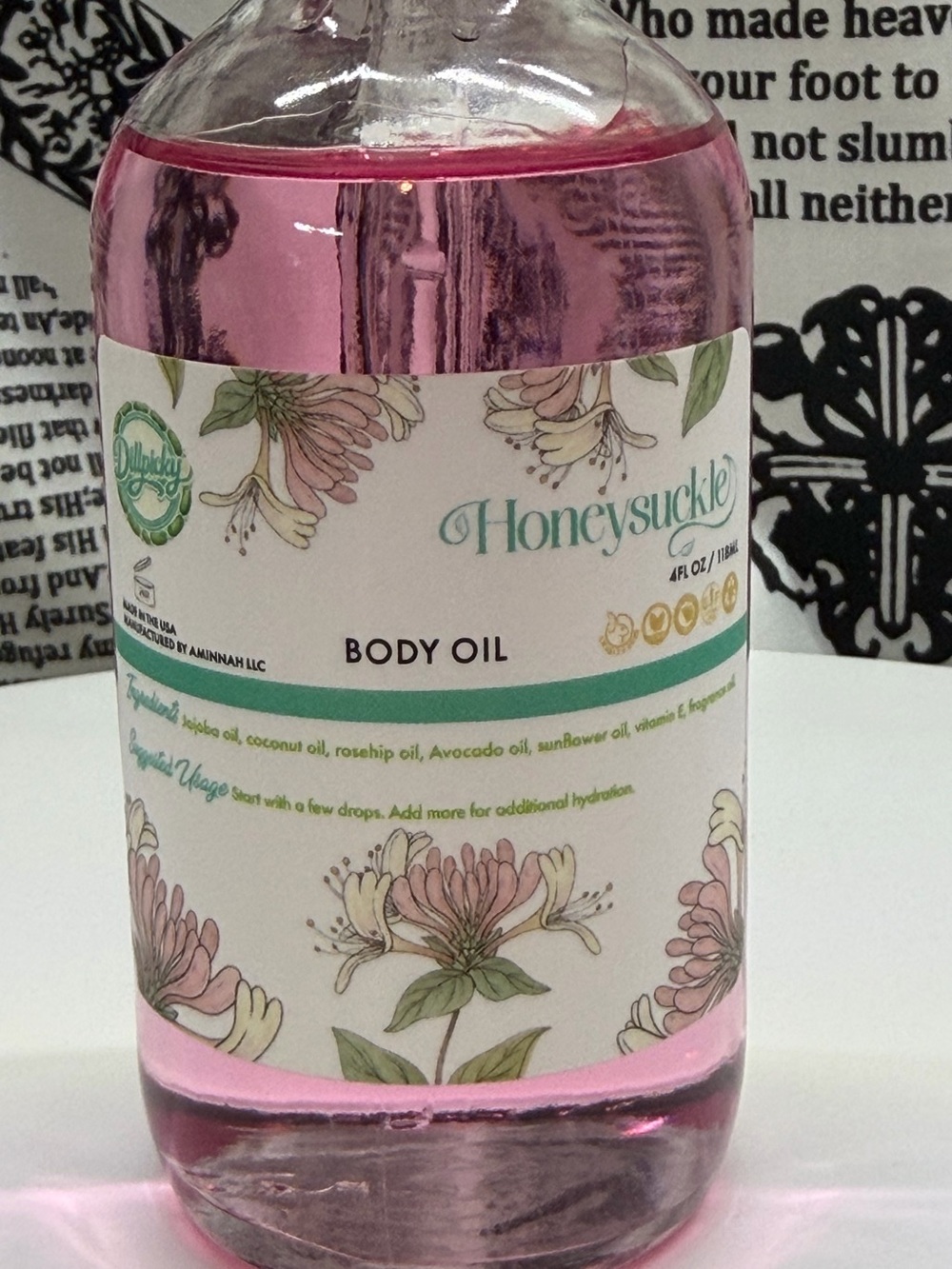New Dillpicky Honeysuckle  Body Oil - Picture 2 of 4